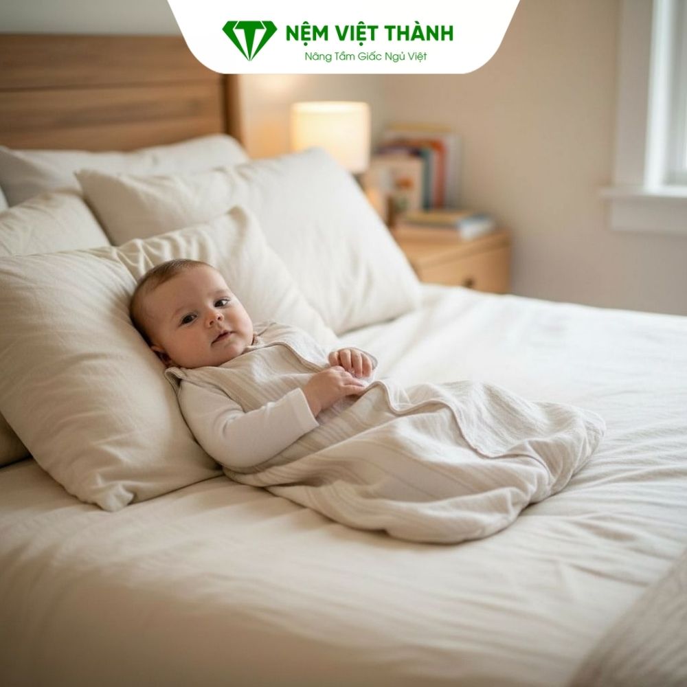Vì sao chọn nệm cho bé sơ sinh rất quan trọng